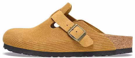 Birkenstock Boston Suede Embossed Corduroy 'Cork Brown' 1026155 Birkenstock Boston Suede Embossed Corduroy 'Cork Brown' 1026155