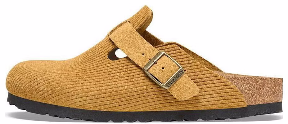 Birkenstock 麂皮 百搭柔軟舒適厚底搭扣 包頭拖鞋 男女同款 軟木棕 窄版 Buy Birkenstock 麂皮 百搭柔軟舒適厚底搭扣 包頭拖鞋 男女同款 軟木棕 窄版