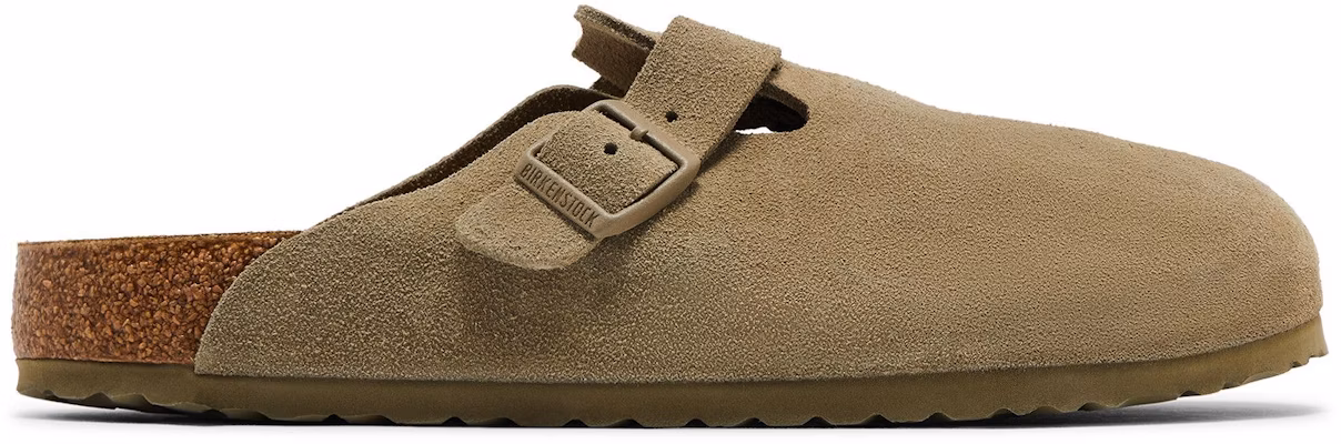 Birkenstock Boston Suede Leather 'Faded Khaki' Kulit Pudar Khaki 1025788 Buy Birkenstock Boston Suede Leather 'Faded Khaki' Kulit Pudar Khaki 1025788