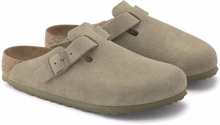 Birkenstock Boston Piel de Ante 'Khaki Desgastado' 1025788 Lookbook Birkenstock Boston Piel de Ante 'Khaki Desgastado' 1025788