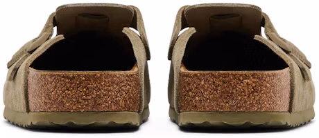 Details for 勃肯 (Birkenstock) Boston 經典綠色絨面包頭拖鞋 休閒舒適鞋 男女款