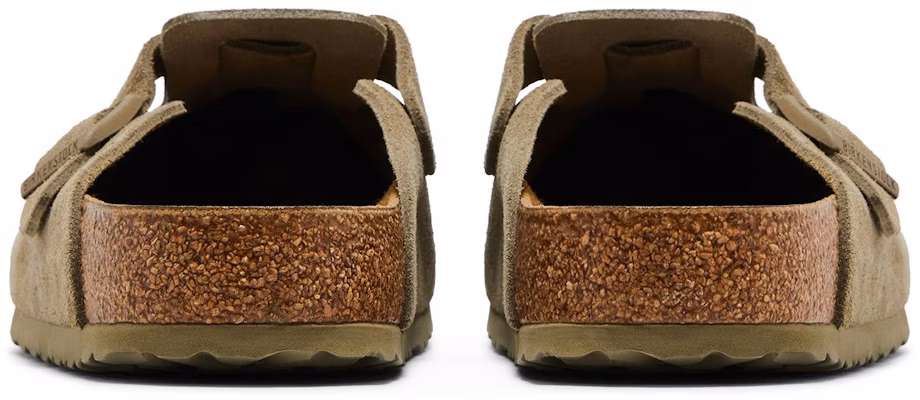 Birkenstock Boston Suede Leather 'Faded Khaki' Kulit Pudar Khaki 1025788 Details for Birkenstock Boston Suede Leather 'Faded Khaki' Kulit Pudar Khaki 1025788