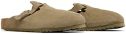 Birkenstock Boston Suede Leather 'Faded Khaki' Kulit Pudar Khaki 1025788