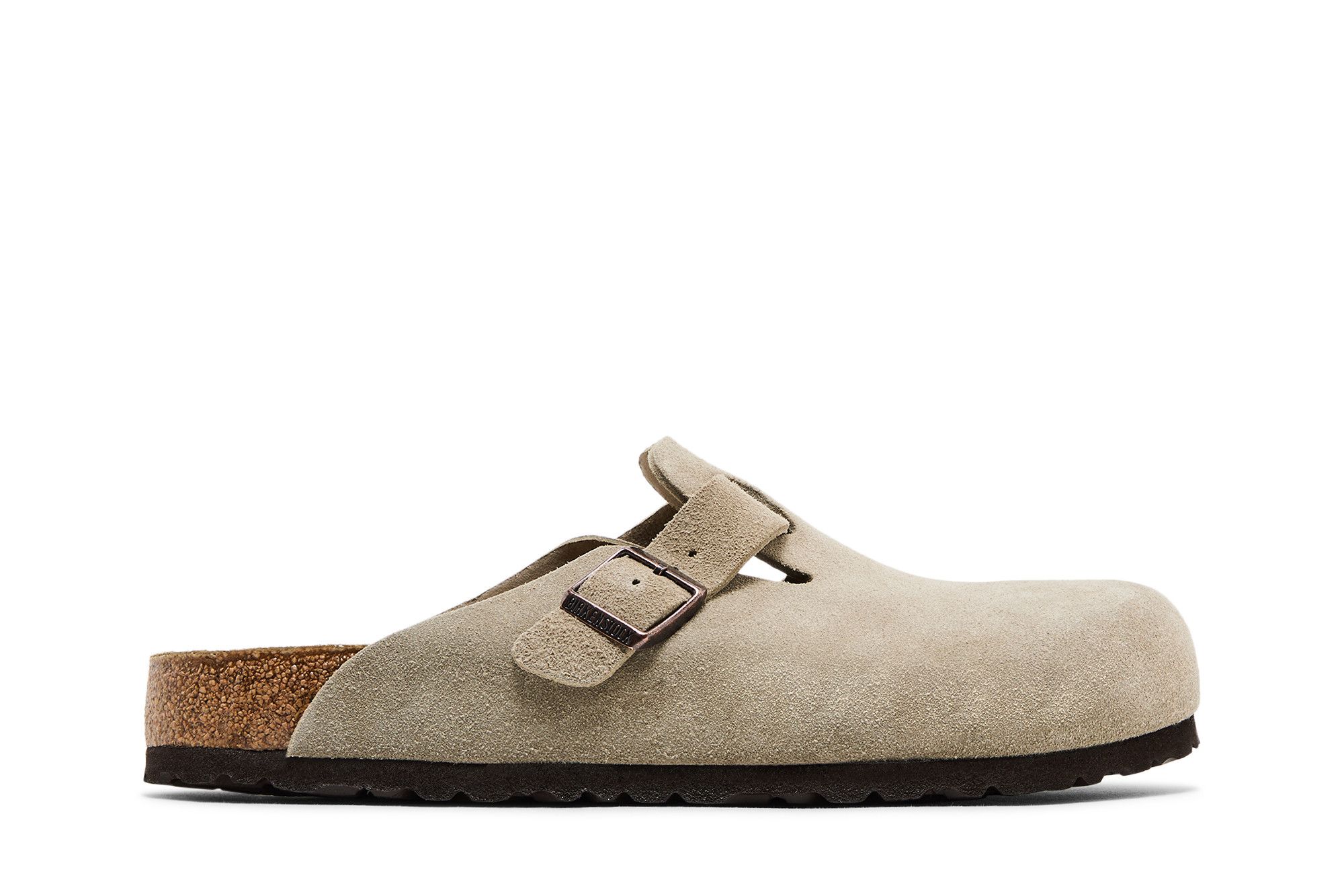 Birkenstock Boston Suede Leather 'Taupe' 0060461/0060463