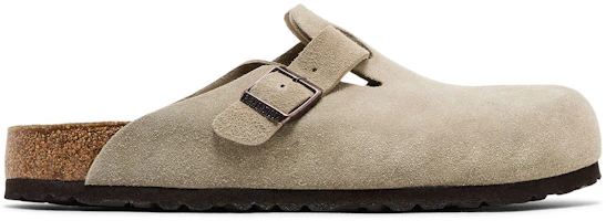 Birkenstock Boston Suede Leather 'Taupe' 0060461/0060463 Birkenstock Boston Suede Leather 'Taupe' 0060461/0060463