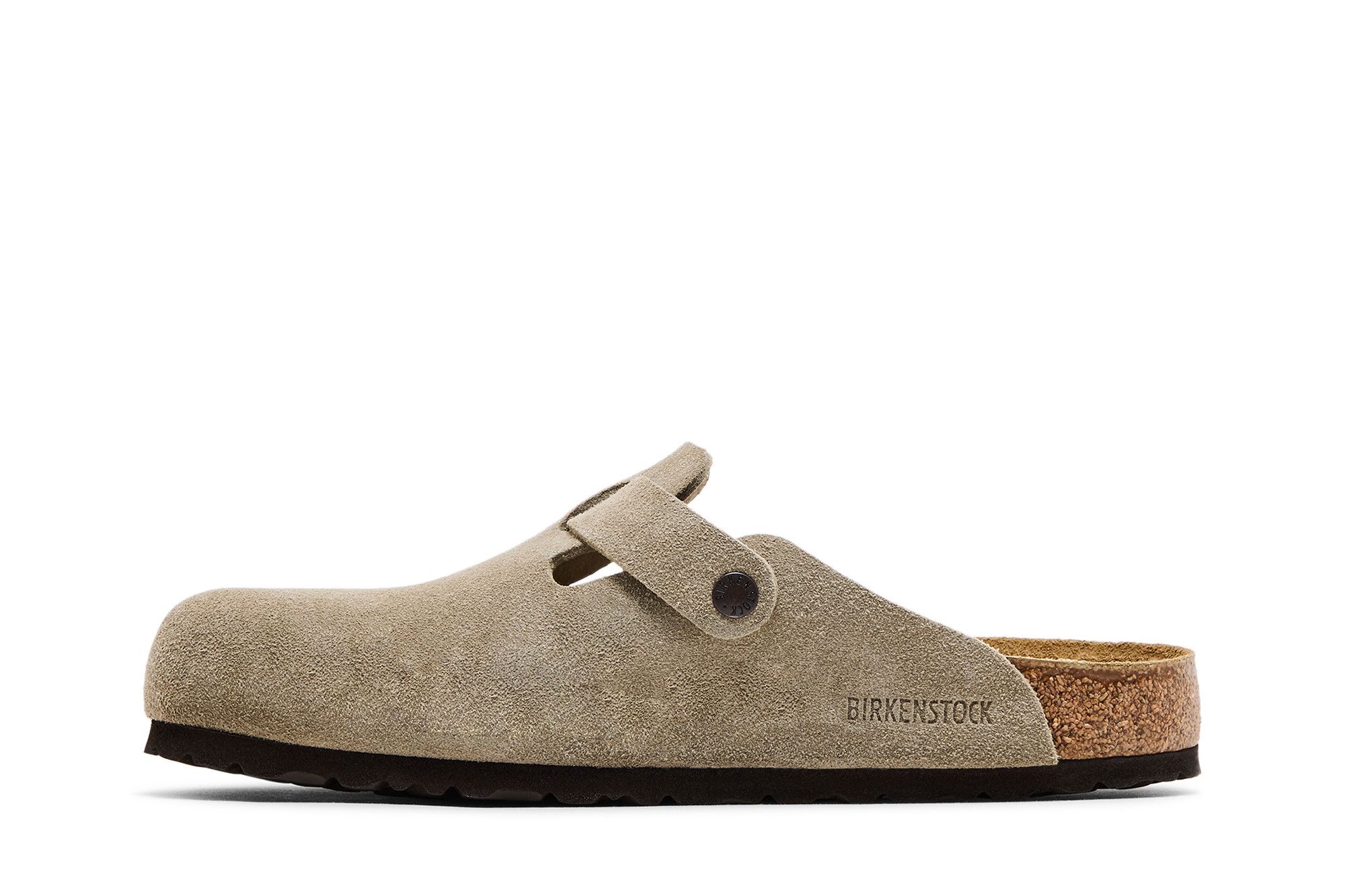 Lookbook Birkenstock Boston Suede Leather 'Taupe' 0060461/0060463