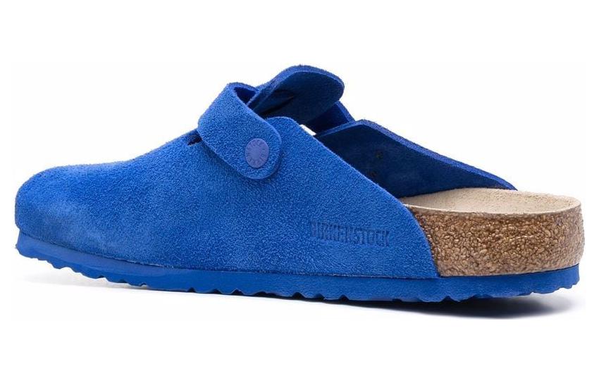 Shop Birkenstock Boston Cuero Gamuza 'Ultra Blue' 1022556