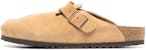 Birkenstock Boston Suede Leather Narrow Fit 1026164 'Latte Cream' Lelaki 1026181/1026164