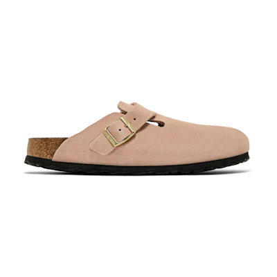 Birkenstock Boston Suede Leather 'Light Rose'