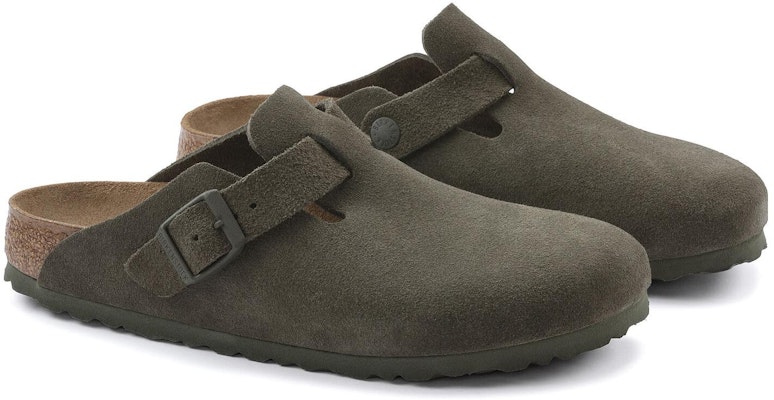 Birkenstock Boston Suede Leather Narrow Fit 'Thyme' – Kulit Suede Sempit 'Thyme' 1024714 Lookbook Birkenstock Boston Suede Leather Narrow Fit 'Thyme' – Kulit Suede Sempit 'Thyme' 1024714