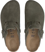 Birkenstock Boston de Cuero Gamuza Ajuste Estrecho 'Thyme' 1024714 Shop Birkenstock Boston de Cuero Gamuza Ajuste Estrecho 'Thyme' 1024714