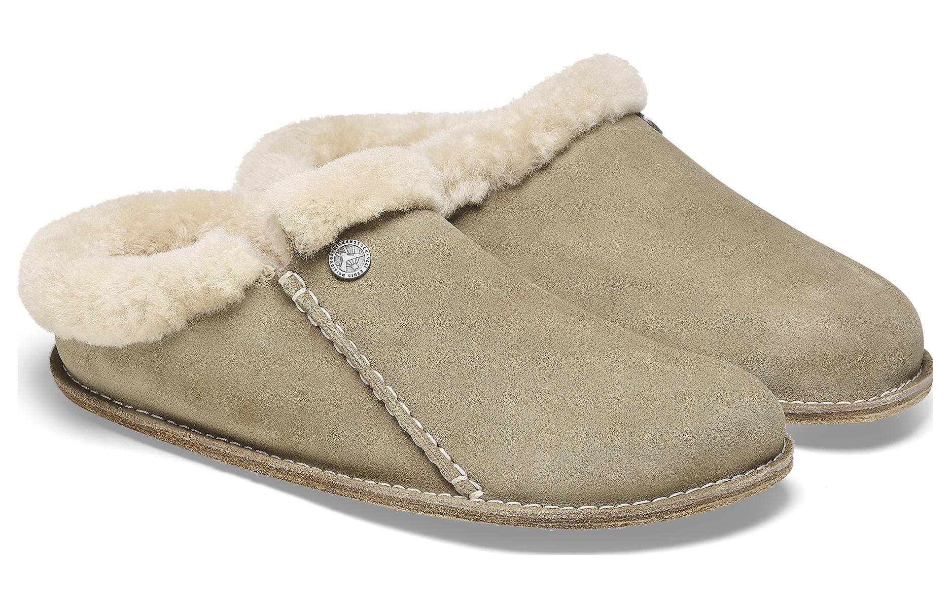 Lookbook Birkenstock Boston Suede Narrow 'Cozy Heather Grey' 1025147