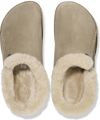 Birkenstock Boston Suede Narrow 'Cozy Heather Grey' 1025147 Shop Birkenstock Boston Suede Narrow 'Cozy Heather Grey' 1025147