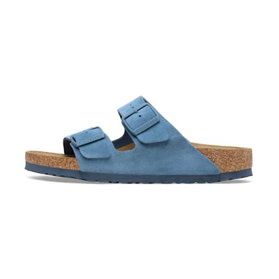Birkenstock Boston Suede Narrow 'Elemental Blue'