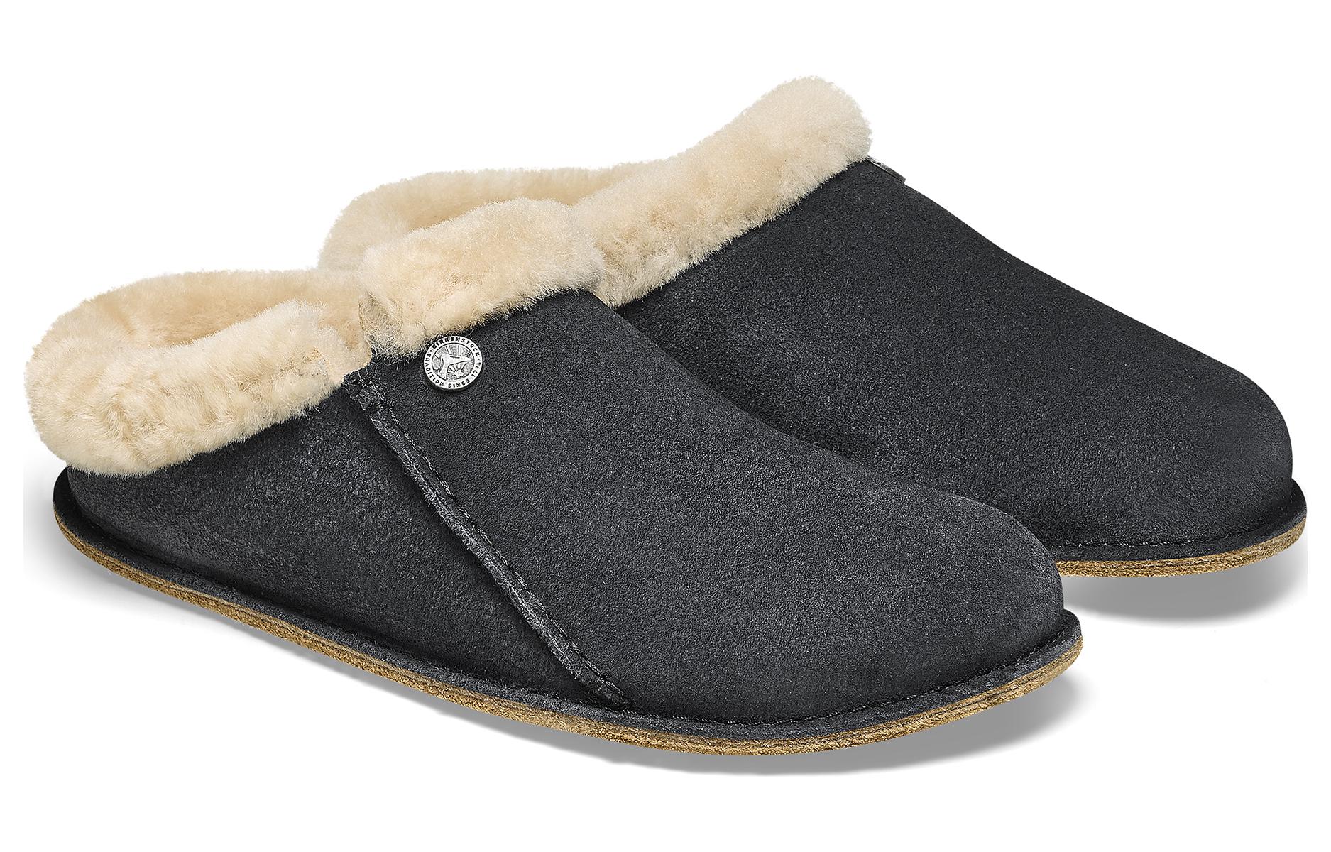 Birkenstock Boston Suede Narrow 'Midnight Blue' 圖 3