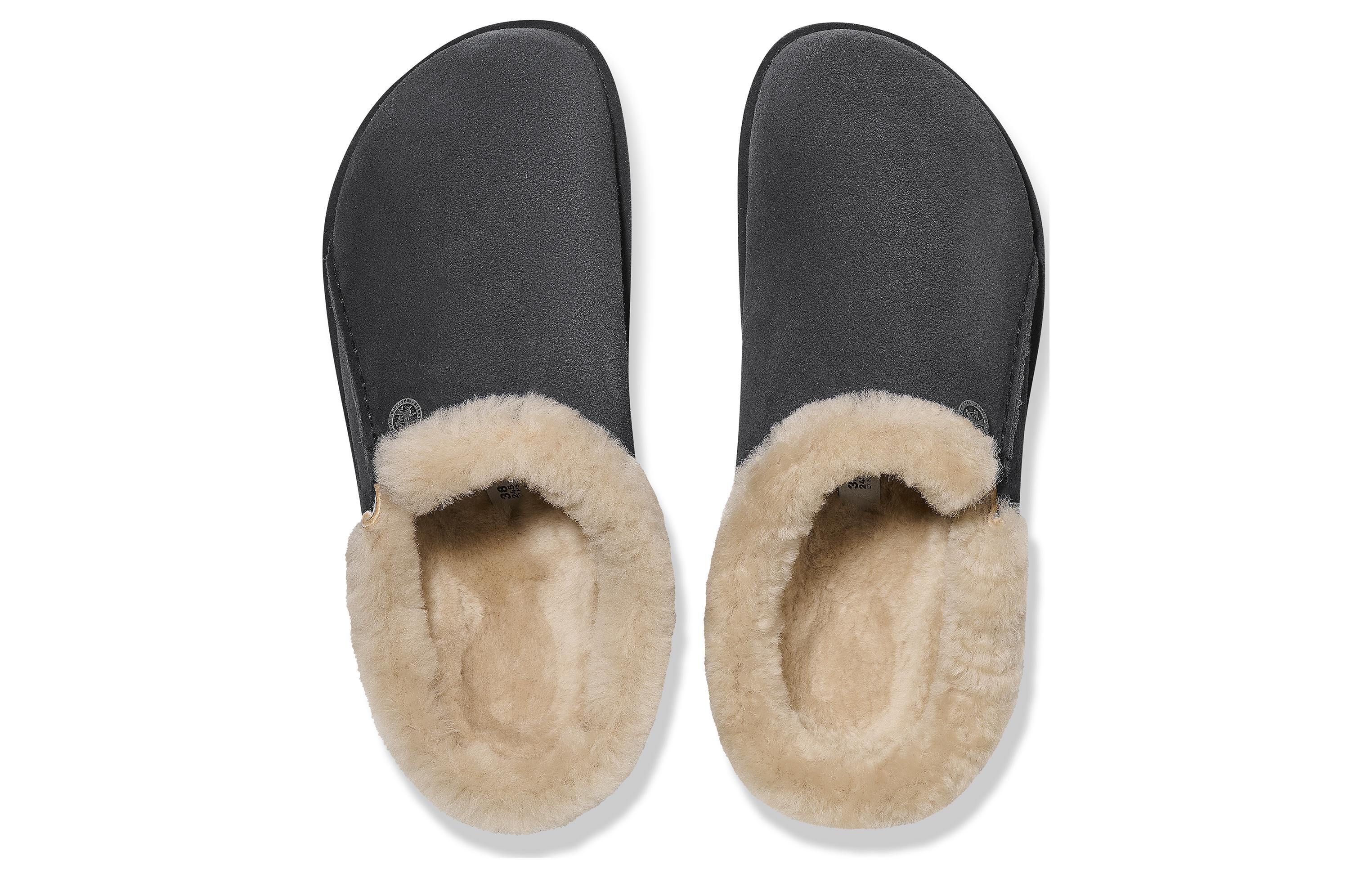 Birkenstock Boston Suede Narrow 'Midnight Blue' 圖 4