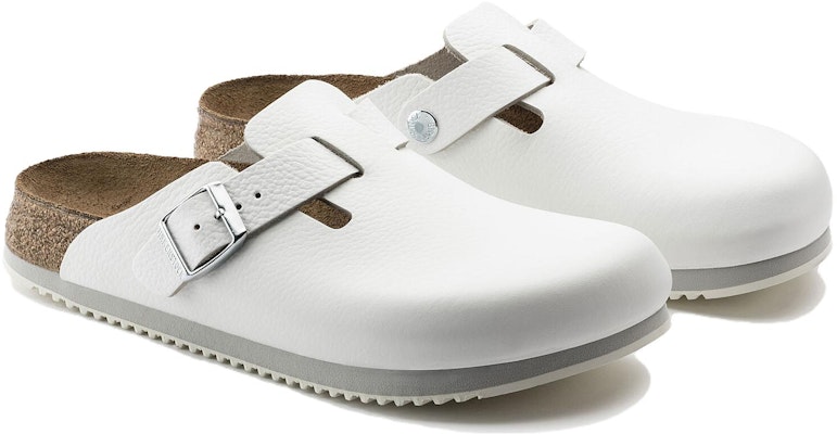 Birkenstock Boston Super Grip Leather 0060134 'White' 0060134/0060136 Lookbook Birkenstock Boston Super Grip Leather 0060134 'White' 0060134/0060136