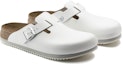 Lookbook Birkenstock Boston Super Grip Kulit 0060134 'Putih' 0060134/0060136