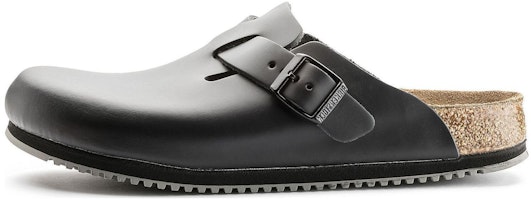 Birkenstock Boston Super Grip Leather Narrow Fit 0060194 'Black' 0060194/0060196 Birkenstock Boston Super Grip Leather Narrow Fit 0060194 'Black' 0060194/0060196