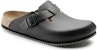 Birkenstock Boston Super Grip Kulit Narrow Fit 0060194 'Hitam' 0060194/0060196
