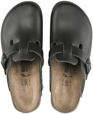 Birkenstock 皮革 簡約舒適搭扣 包頭拖鞋 男女同款 黑色 Purchase Birkenstock 皮革 簡約舒適搭扣 包頭拖鞋 男女同款 黑色