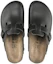 Purchase Birkenstock 皮革 簡約舒適搭扣 包頭拖鞋 男女同款 黑色