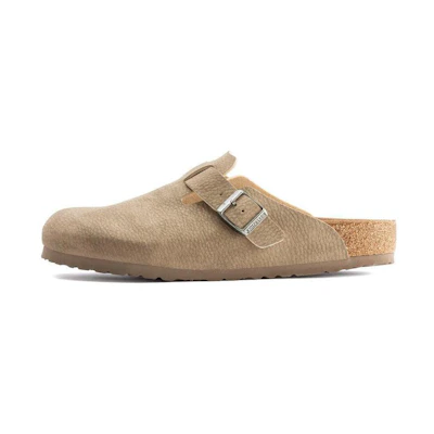 Birkenstock Boston Synthetik 'Desert Dust Gray Taupe'