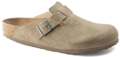 Order Birkenstock Boston Synthétique ''Gris Taupe Poussière du Désert'' 1023196