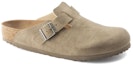 Order Birkenstock Boston Syntetis 'Desert Dust Abu Taupe' 1023196