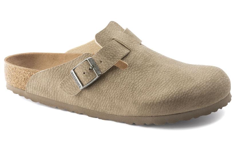 Birkenstock Boston Synthetik Narrow Fit 'Desert Dust Gray Taupe' 圖 2