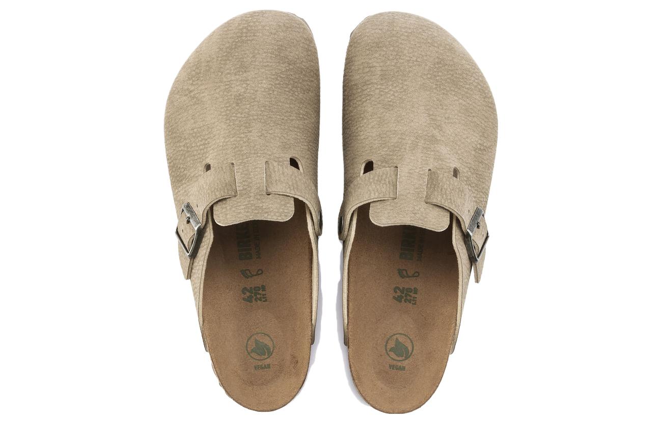 Birkenstock Boston Synthetik Narrow Fit 'Desert Dust Gray Taupe' 圖 3