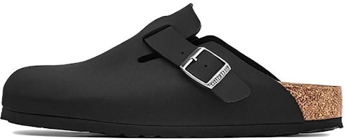 Birkenstock Boston Vegan Birkibuc Black 1020550/1020497 Birkenstock Boston Vegan Birkibuc Black 1020550/1020497