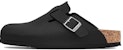 Birkenstock Boston Vegan Birkibuc Hitam 1020550/1020497