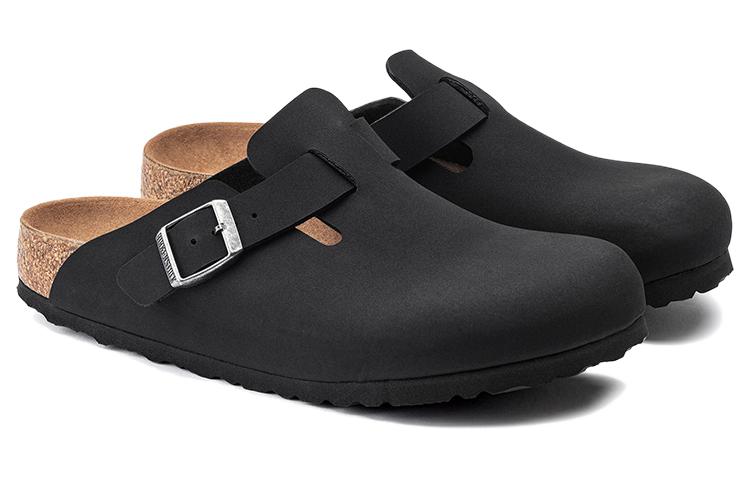 Lookbook Birkenstock Boston Vegano Birkibuc Negro 1020550/1020497