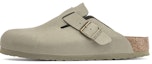 Buy Birkenstock Boston Vegan Birkibuc Khaki Lelaki & Wanita 1020506/1020541