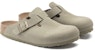 Birkenstock Boston Vegan Birkibuc Khaki Lelaki & Wanita 1020506/1020541