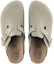 Shop Birkenstock Boston Vegan Birkibuc Khaki Lelaki & Wanita 1020506/1020541