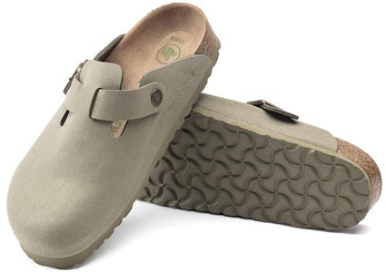 Birkenstock Boston Vegan Birkibuc Khaki Lelaki & Wanita 1020506/1020541 Purchase Birkenstock Boston Vegan Birkibuc Khaki Lelaki & Wanita 1020506/1020541