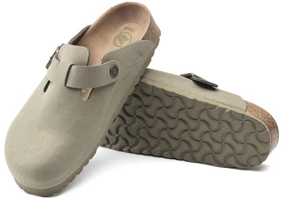 Birkenstock Boston Vegan Birkibuc Khaki 1020506/1020541 Purchase Birkenstock Boston Vegan Birkibuc Khaki 1020506/1020541