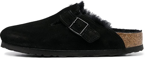 Birkenstock Boston Wool 'Black Leather' 259883BOSTONBLK Birkenstock Boston Wool 'Black Leather' 259883BOSTONBLK
