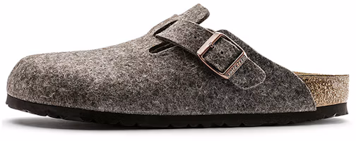 Birkenstock Boston Wool Felt 'Cacao' 0160581 Birkenstock Boston Wool Felt 'Cacao' 0160581