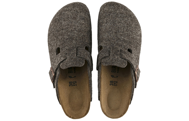Details for Birkenstock Boston Wolvilt ''Cacao'' 0160581