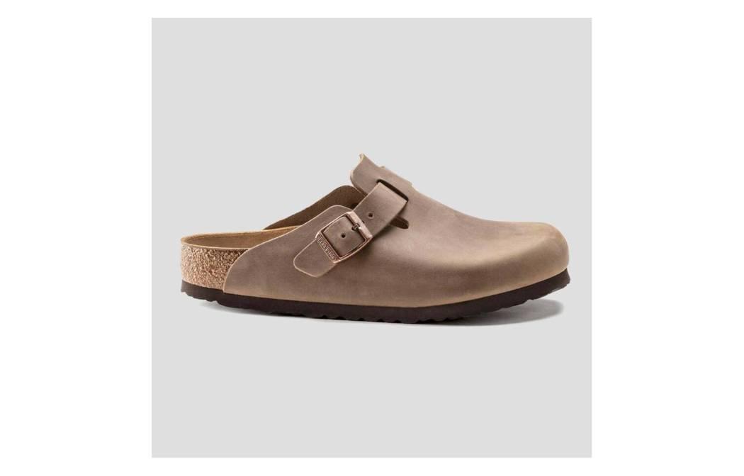 靴 birkenstock boston Boston Braided Suede Leather in Color Mink | BIRKENSTOCK US