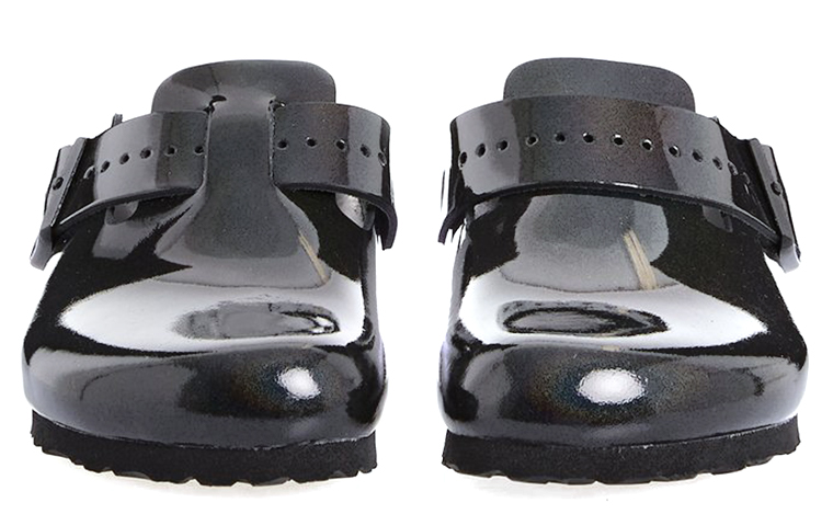 Shop Birkenstock Boston X Rick Owens Iridescent BM21S6809-19495-86