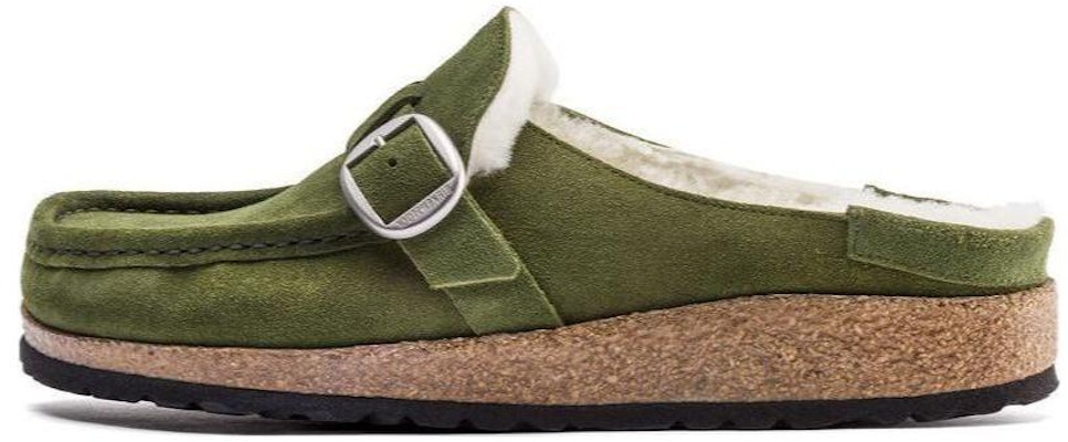 Birkenstock Buckley Shearling Ante Cuero 'Mountain View Green' 1021101 Buy Birkenstock Buckley Shearling Ante Cuero 'Mountain View Green' 1021101