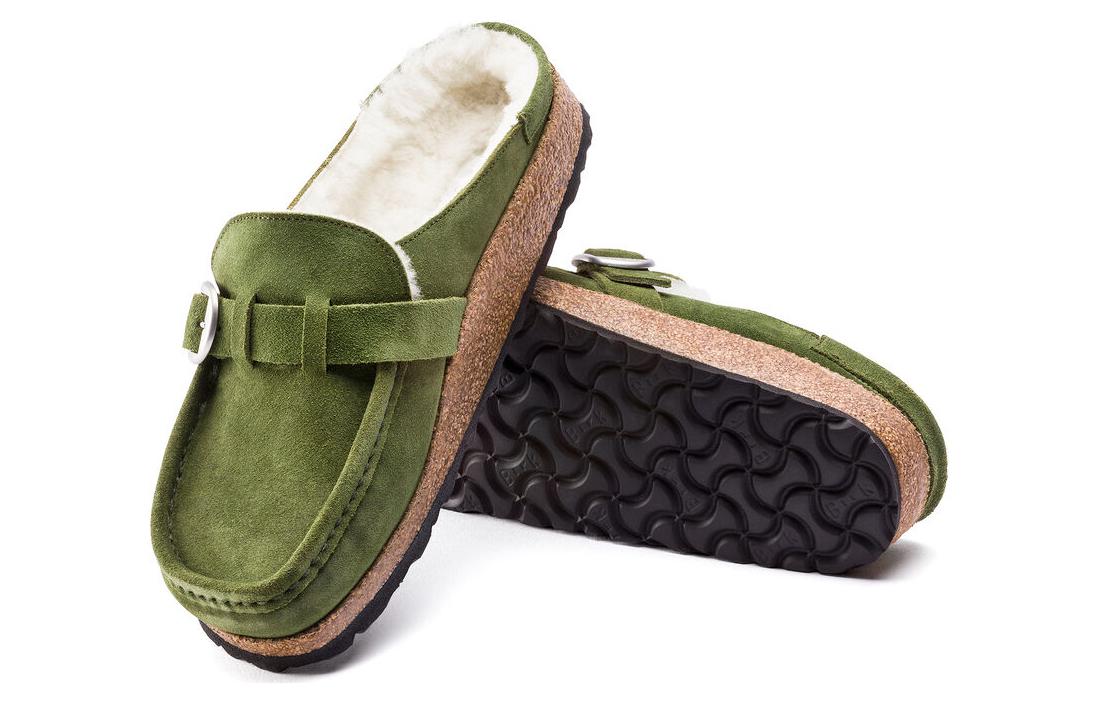 Purchase Birkenstock Buckley Shearling Ante Cuero 'Mountain View Green' 1021101