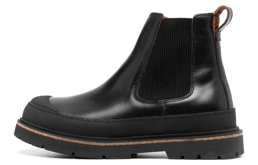 Birkenstock Chelsea Boots 'British Style CMFT Round Toe Calfskin'