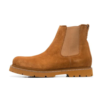 Birkenstock Chelsea Boots 'Light Brown Suede'