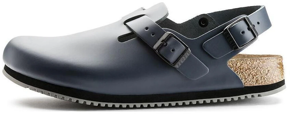 Birkenstock 舒适皮革圆头扣带凉鞋 "蓝色窄版" 0061156 Buy Birkenstock 舒适皮革圆头扣带凉鞋 "蓝色窄版" 0061156