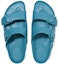 Shop Birkenstock EVA 'Turquoise Double Buckle' Sandal Biru Pirus 1026175